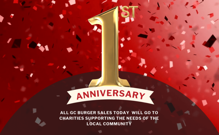  GC Burger Celebrates First Anniversary with a Heartwarming Gift to Charity